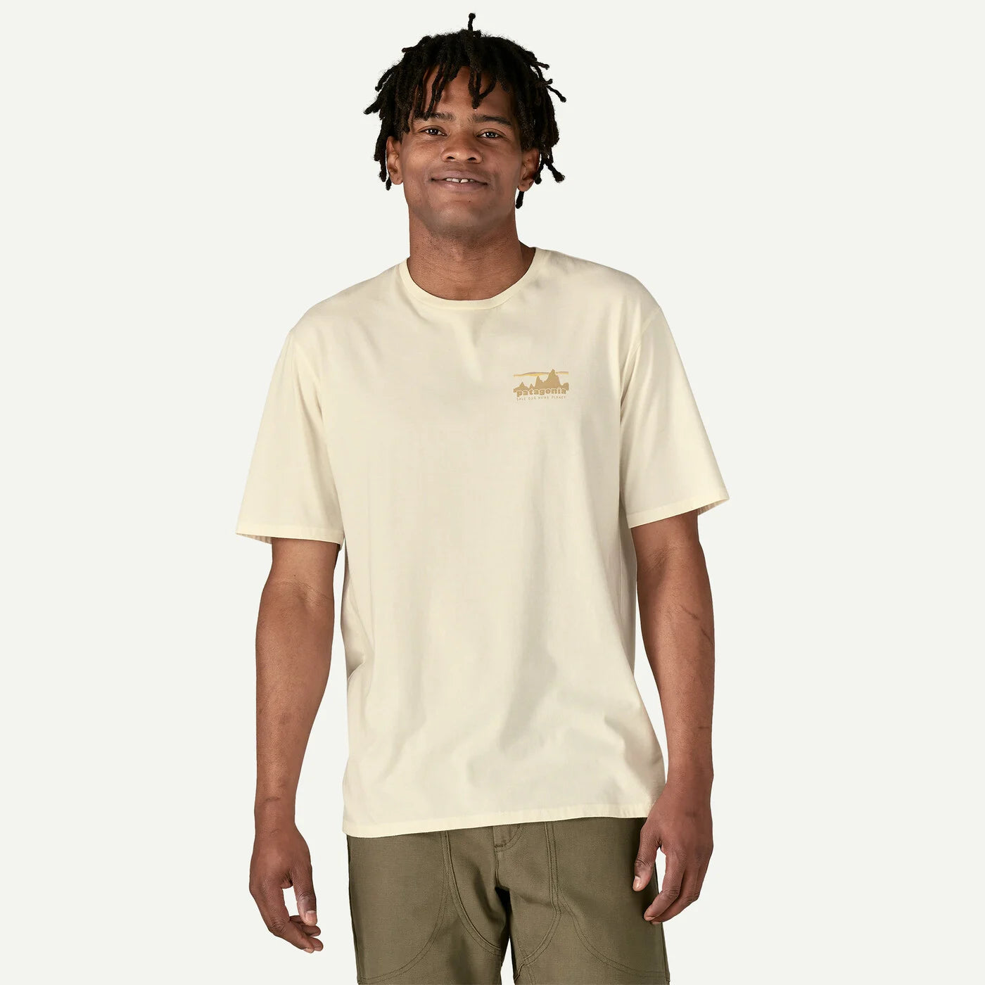 PATAGONIA Men's '73 Skyline Organic T-Shirt Birch White