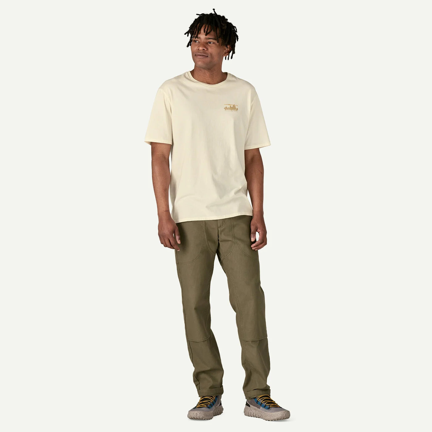 PATAGONIA Men's '73 Skyline Organic T-Shirt Birch White