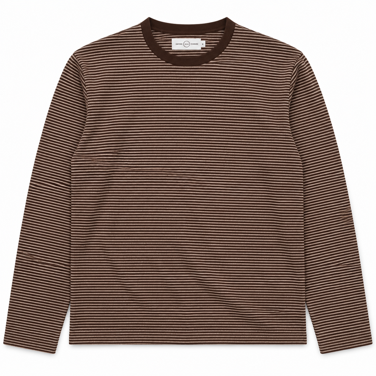 ANOTHER ASPECT Autre T-shirt 3.0 JPN Rayures Marron