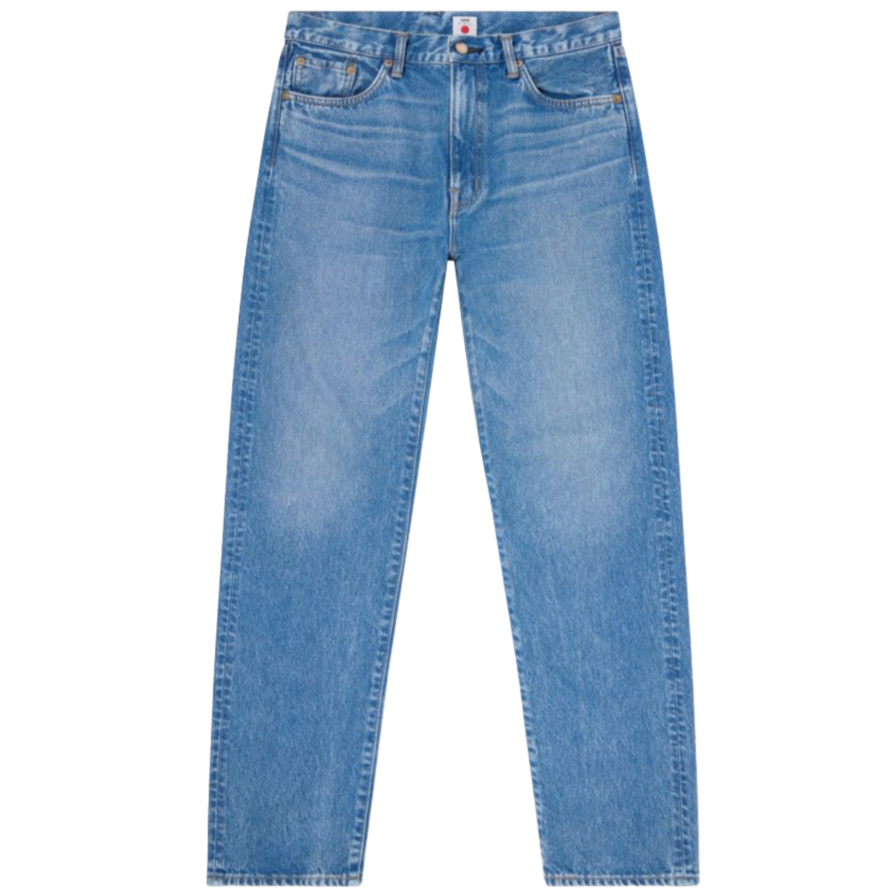 EDWIN Regular Straight Jeans Blue Mid Light Used