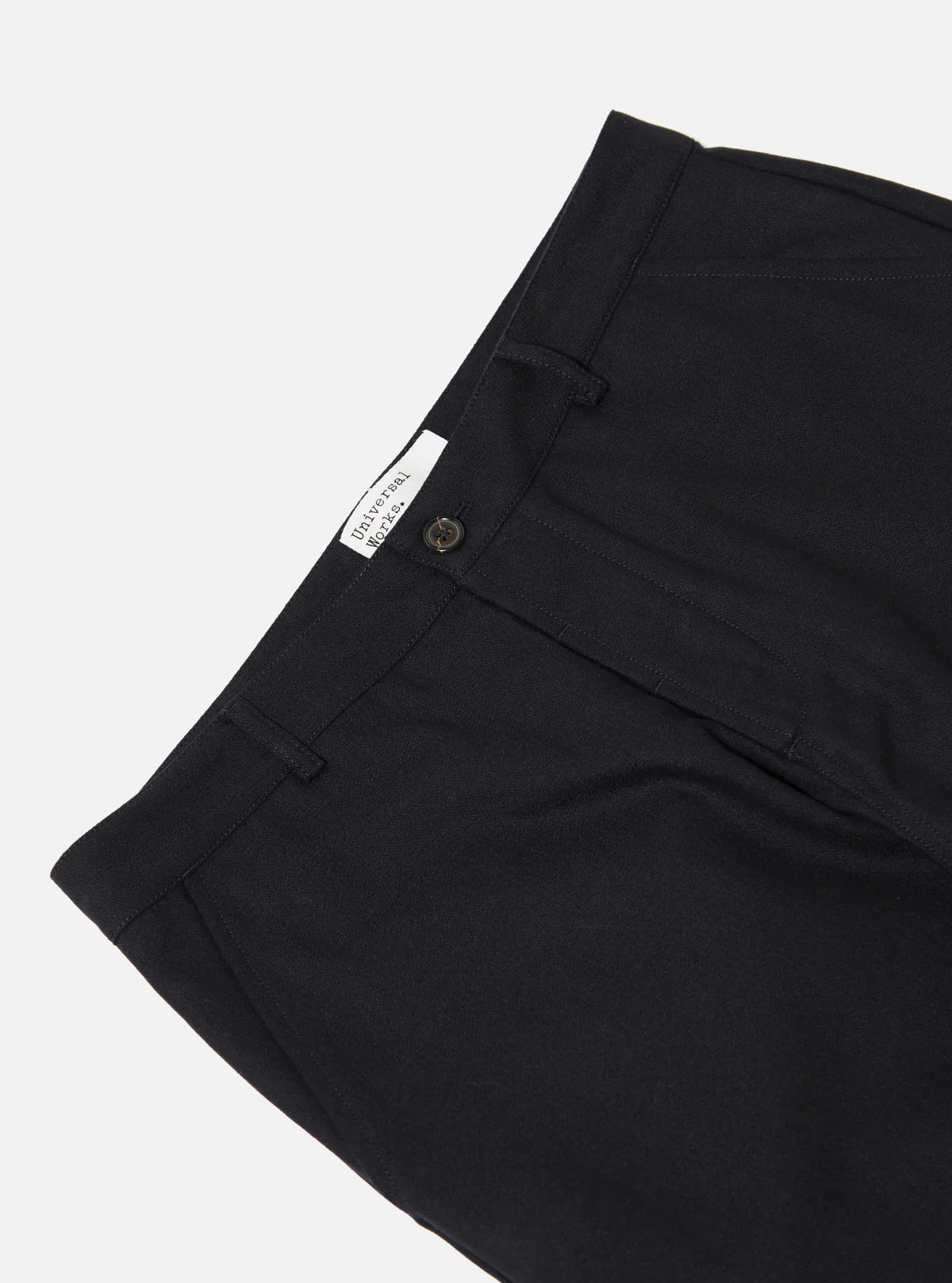 UNIVERSAL WORKS Dark Navy Upcycled Italian Tweed Military Chino