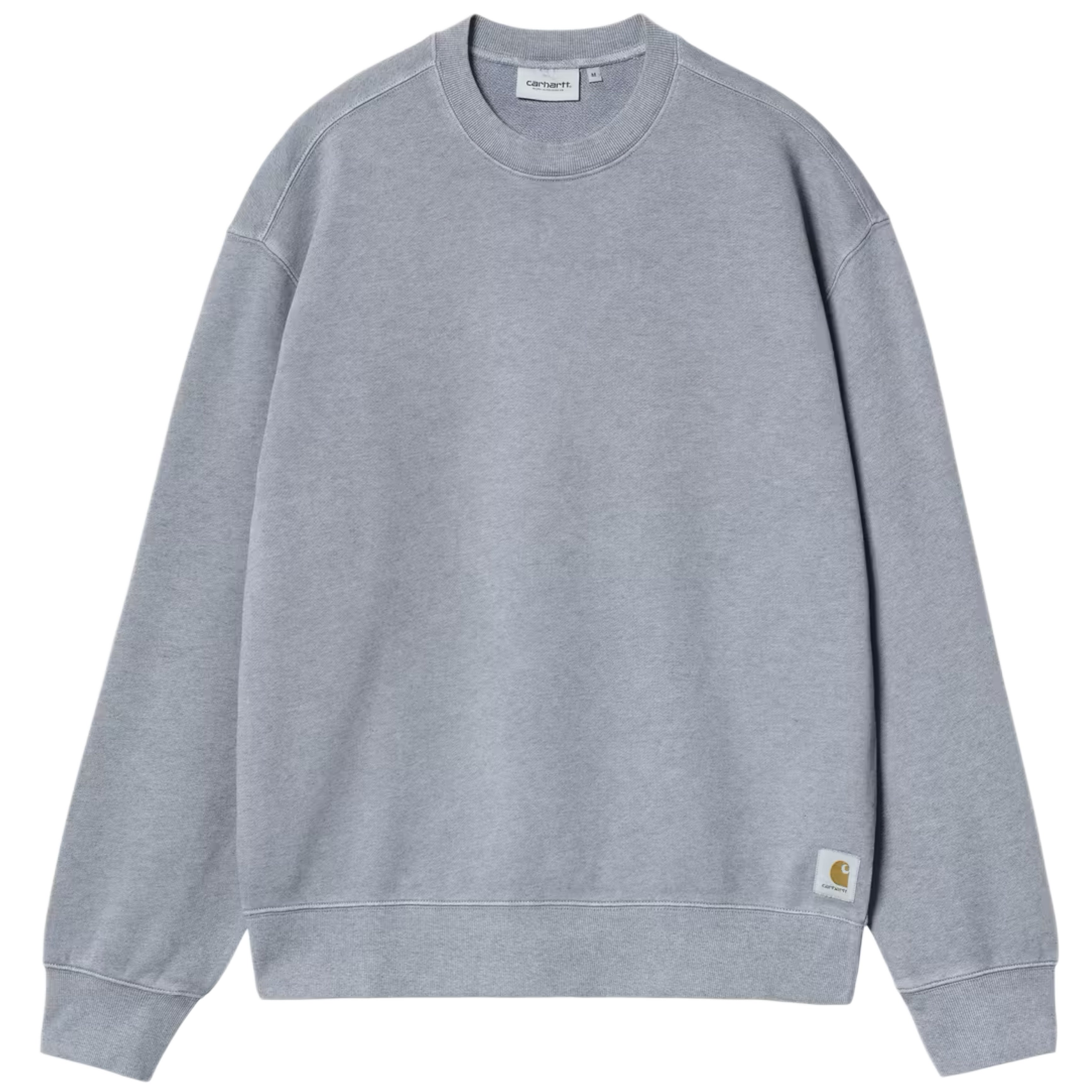CARHARTT WIP Caspian Sweatshirt Shady Blue Heather Garment Dyed