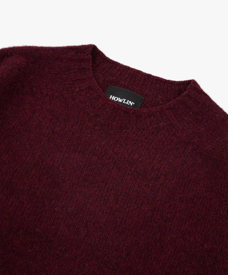 HOWLIN' Birth Of The Cool Wool Sweater Bordeaux