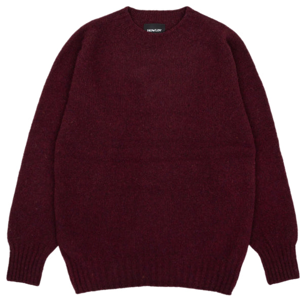 HOWLIN' Birth Of The Cool Wool Sweater Bordeaux