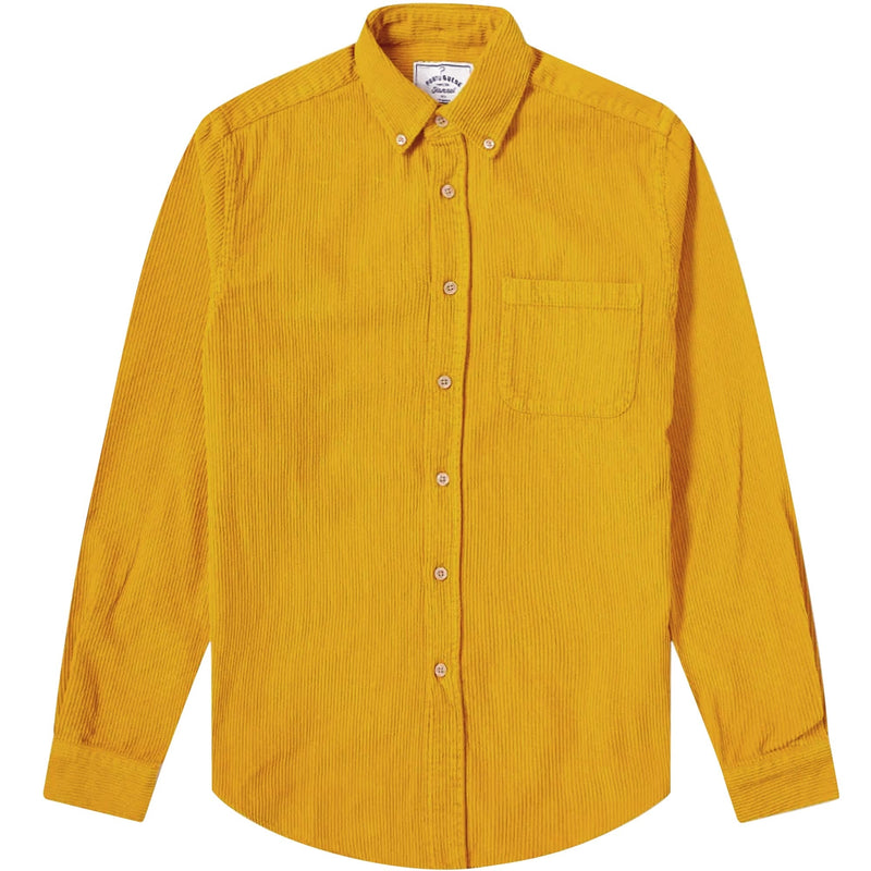 PORTUGUESE FLANNEL Lobo Mustard Corduroy Shirt