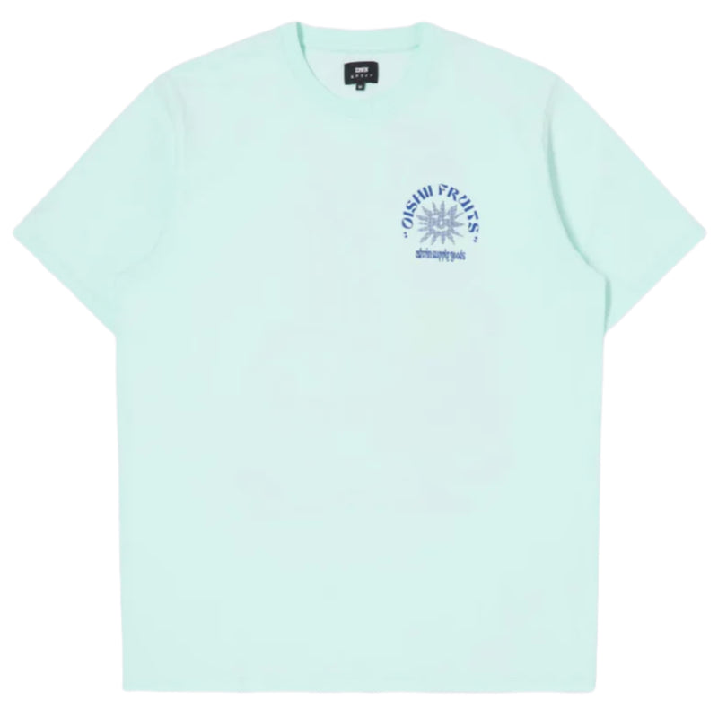EDWIN Ringo Oishii T-shirt Bleached Aqua