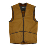 BARBOUR Warm Pile Waistcoat Zip-In Liner Brown