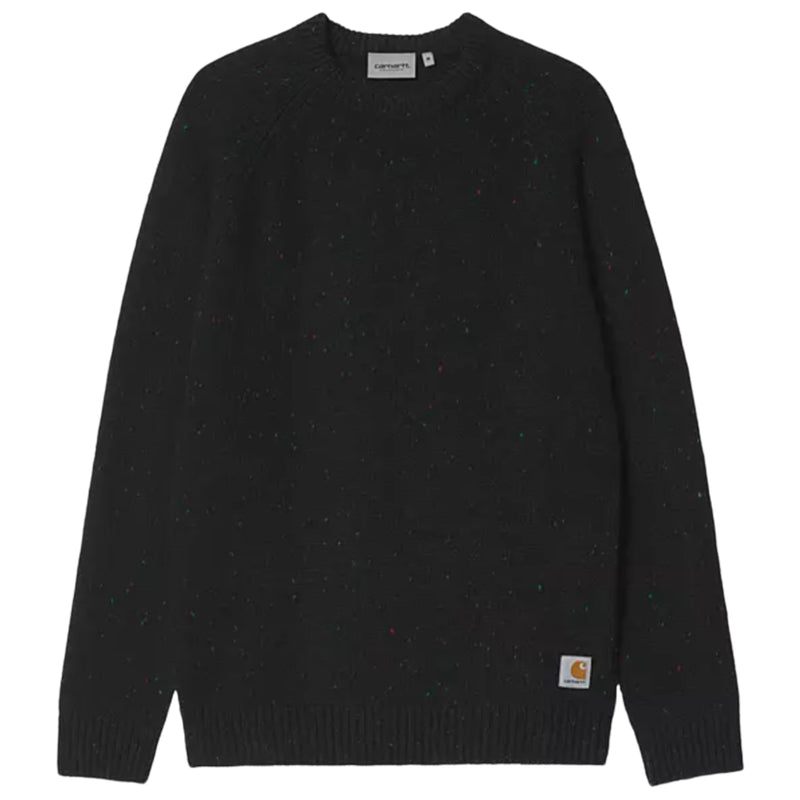 CARHARTT WIP Anglistic Sweater Speckled Black