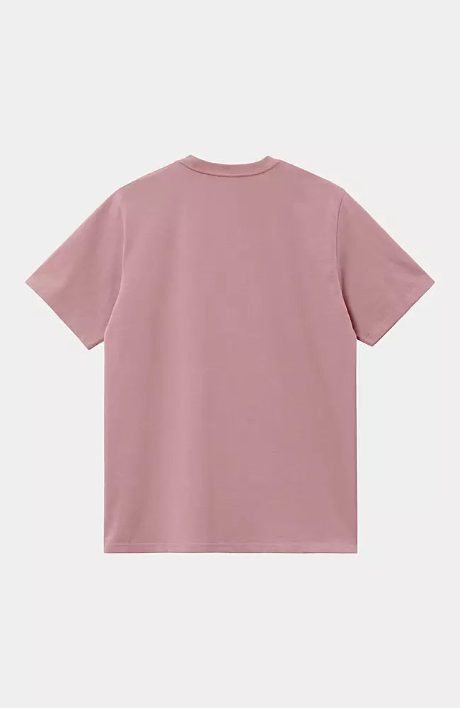 CARHARTT WIP S/S Chase T-Shirt Glassy Pink Gold