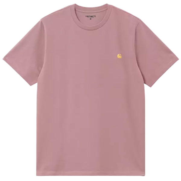 CARHARTT WIP S/S Chase T-Shirt Glassy Pink Gold