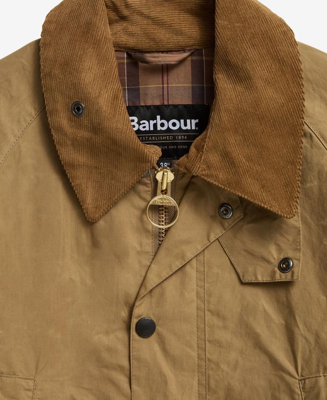 BARBOUR Oversized Bedale Casual Jacket Golden Khaki