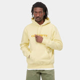 CARHARTT WIP Hooded Sweat Soft Yellow / Popsicle