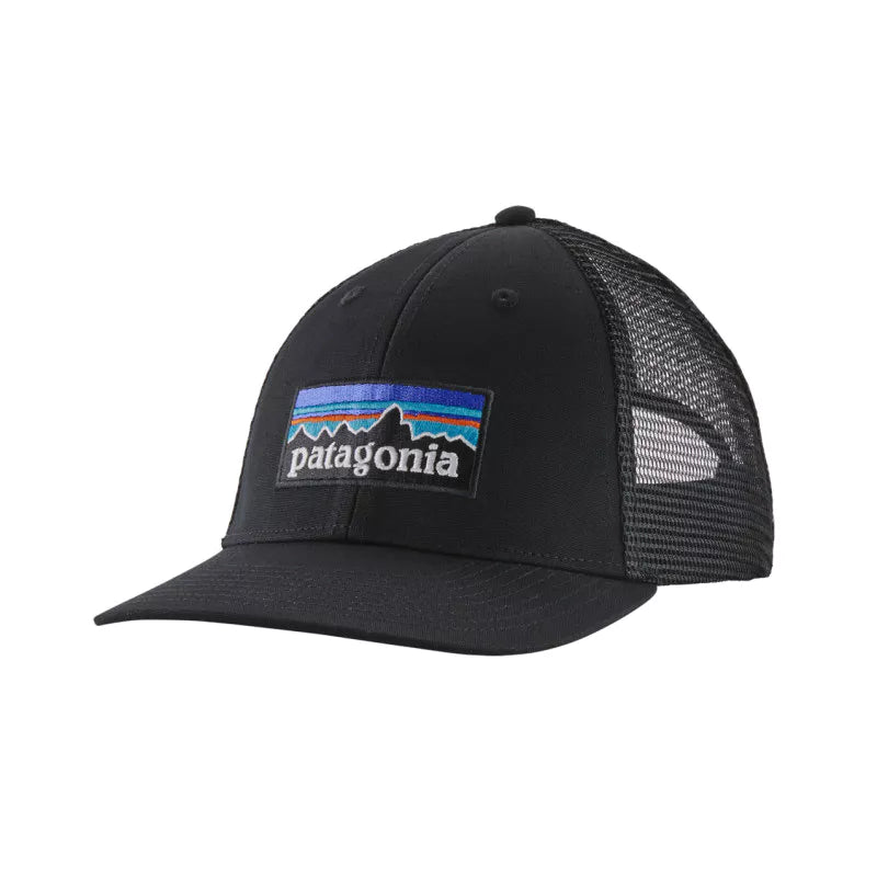 PATAGONIA P-6 Logo LoPro Trucker Hat Black