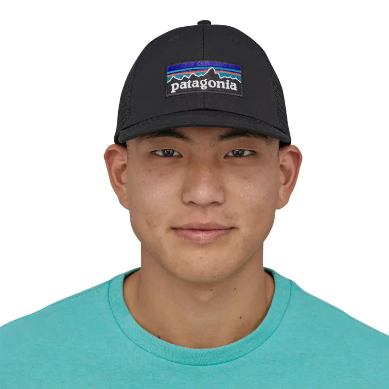 PATAGONIA P-6 Logo LoPro Trucker Hat Black