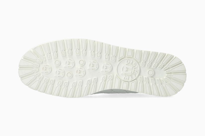 MEPHISTO Rainbow White Velours Leather Shoes