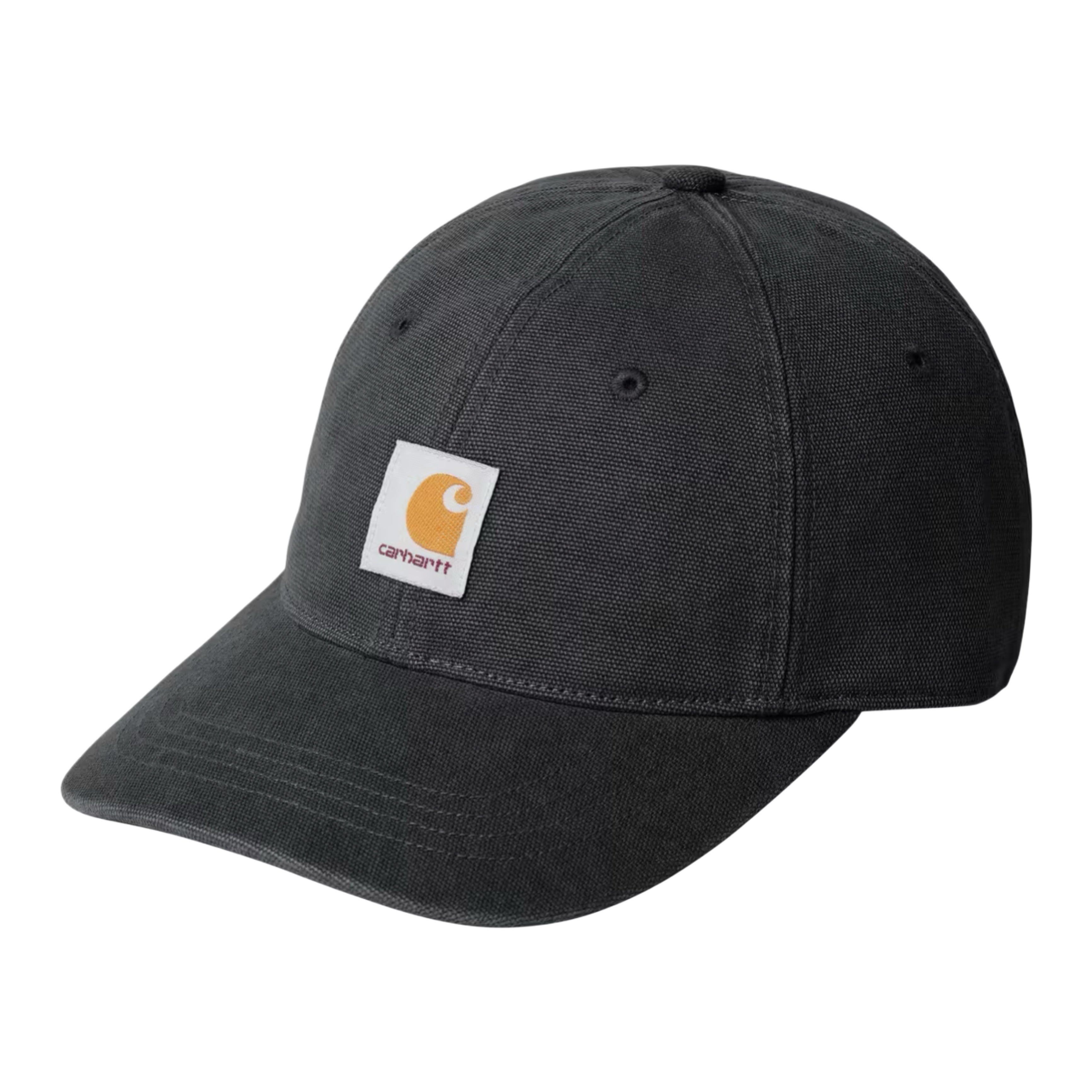CARHARTT WIP Canvas Cap Black Stone Washed