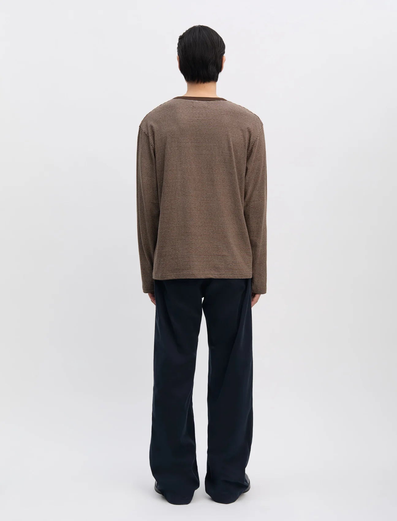 ANOTHER ASPECT Another T-Shirt 3.0 JPN Brown Stripe