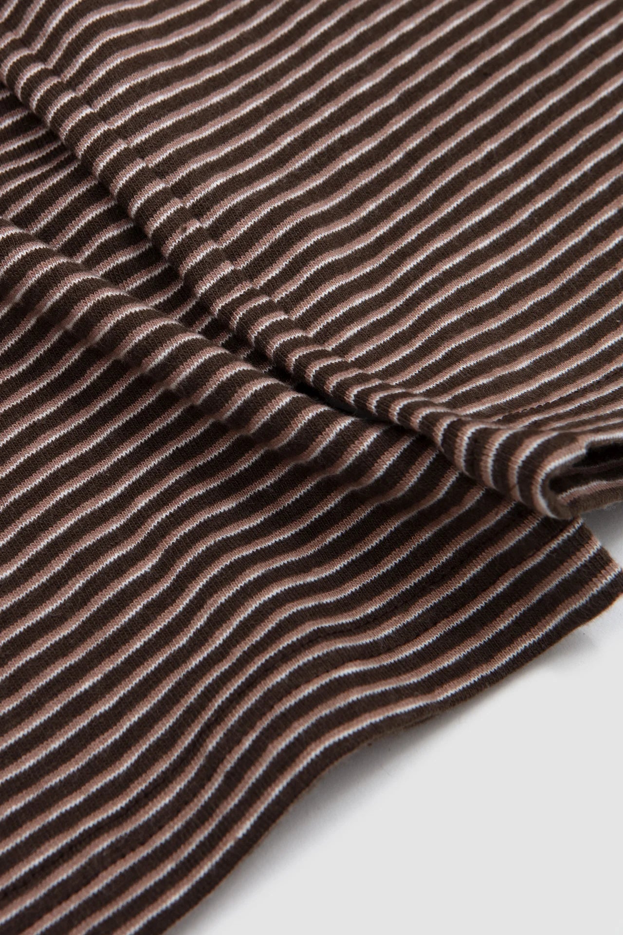 ANOTHER ASPECT Another T-Shirt 3.0 JPN Brown Stripe