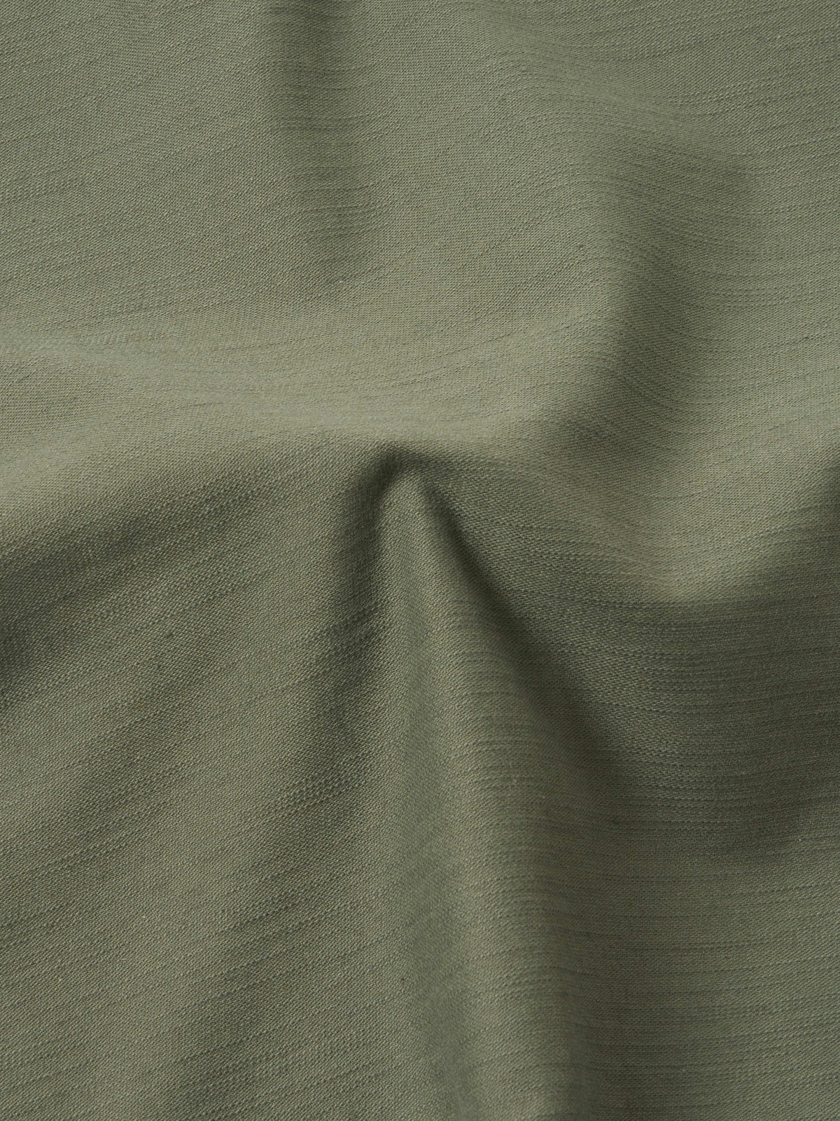 Giacca con zip UNIVERSAL WORKS in raso slub color oliva