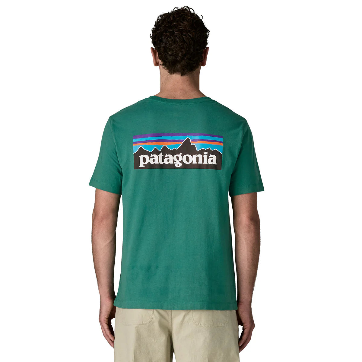PATAGONIA Men's P-6 Logo Responsibili-Tee® Gem Green