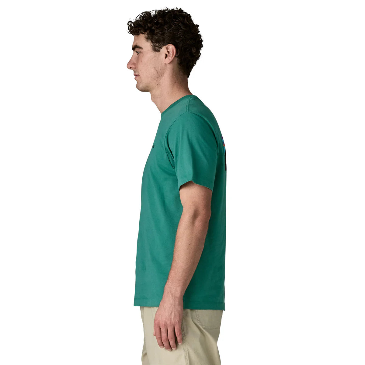 PATAGONIA Men's P-6 Logo Responsibili-Tee® Gem Green