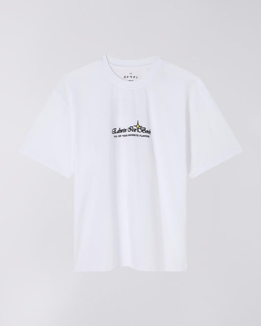 EDWIN Love In The Books T-Shirt White