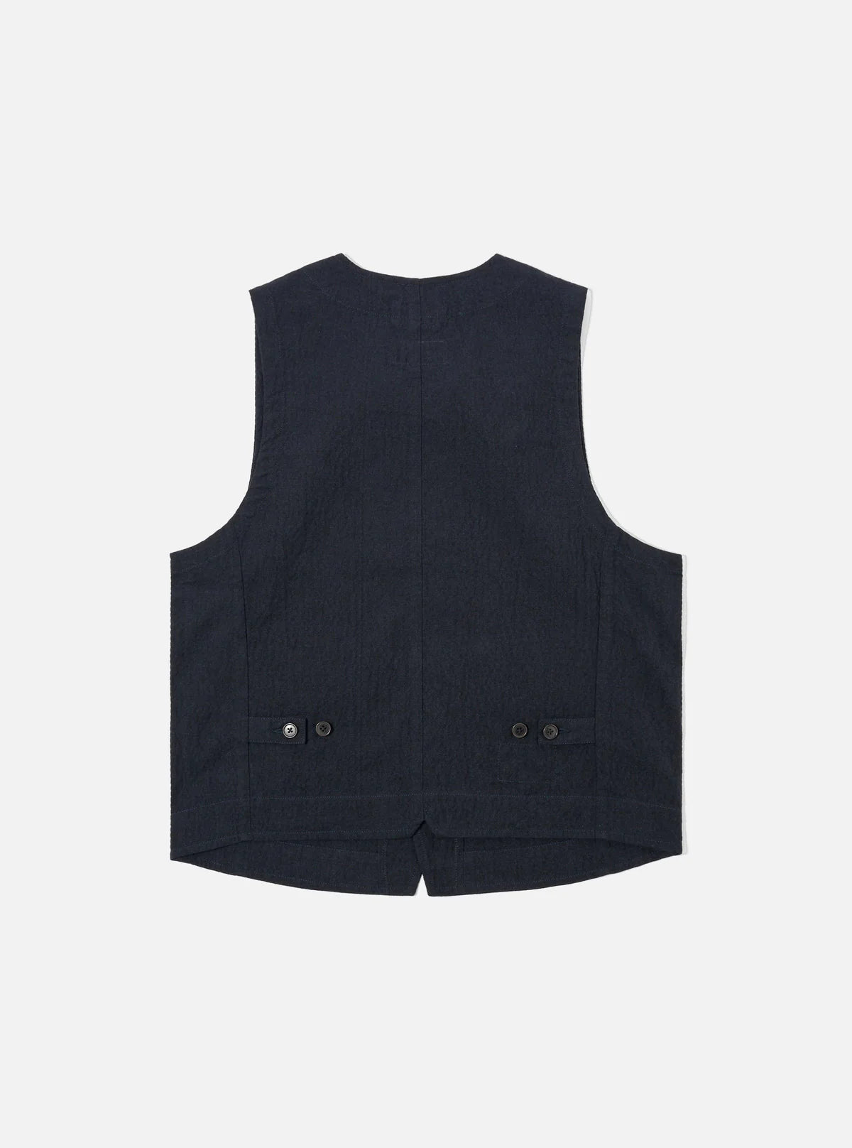UNIVERSAL WORKS Dark Navy Ospina Cotton Field Waistcoat