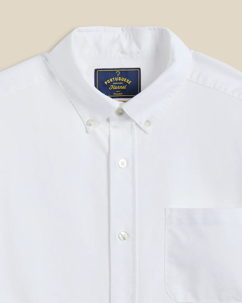 PORTUGUESE FLANNEL Belavista White Shirt