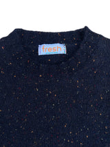 FRESH Bruce Crew Neck Wool Sweater Navy