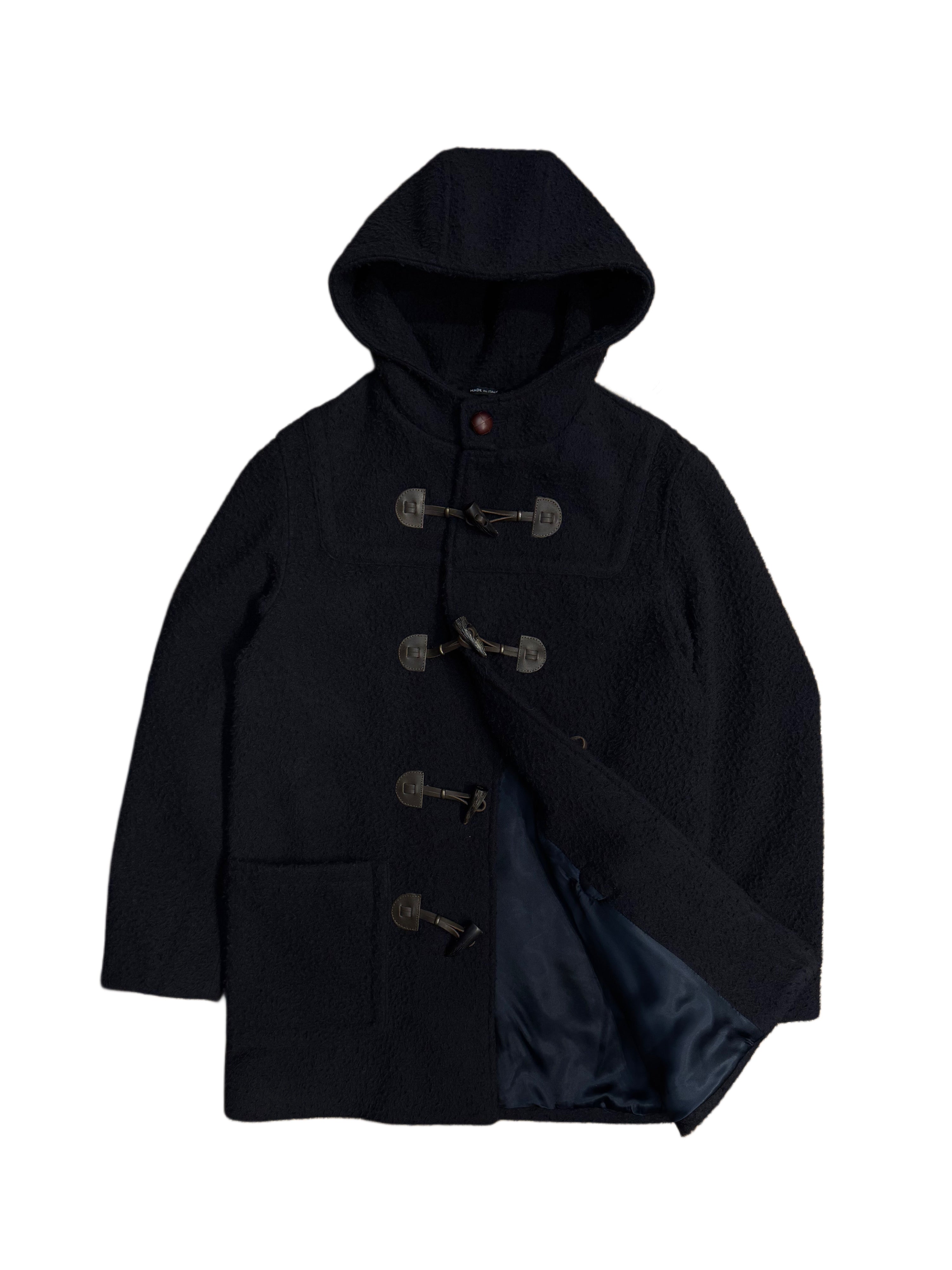 FRESH Montgomery Duffle Coat Casentino Wool in Dark Navy