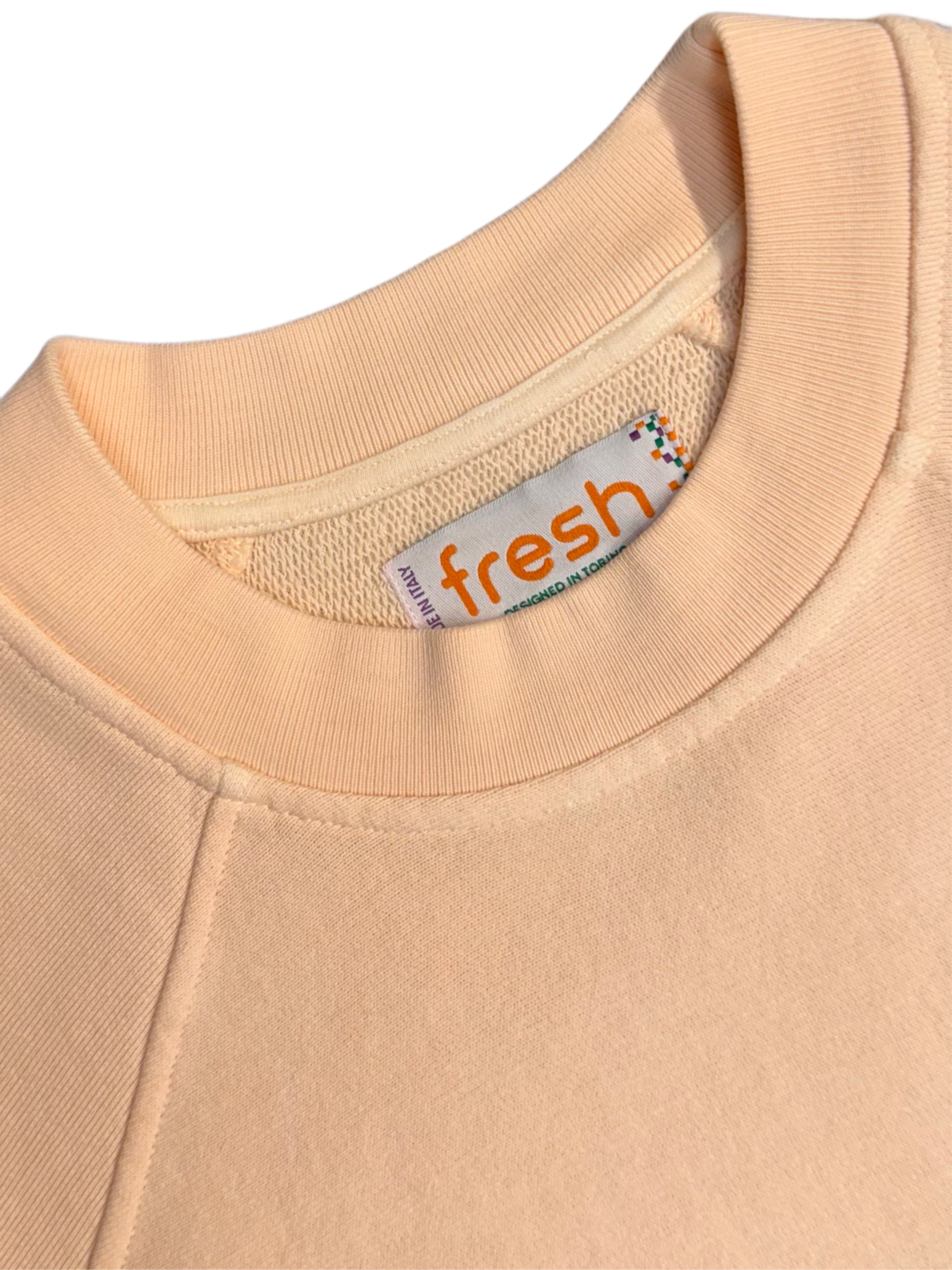FRESH Billie Cotton Sweatshirt in Peach