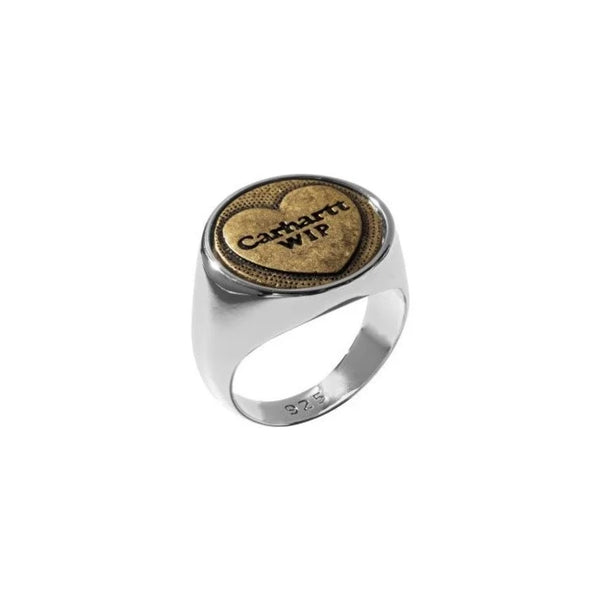 CARHARTT WIP Heart Ring 925 Sterling Silver