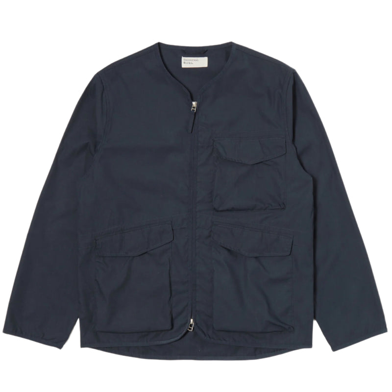 UNIVERSAL WORKS Parachute Liner Jacket In Navy Recycled Poly Tech