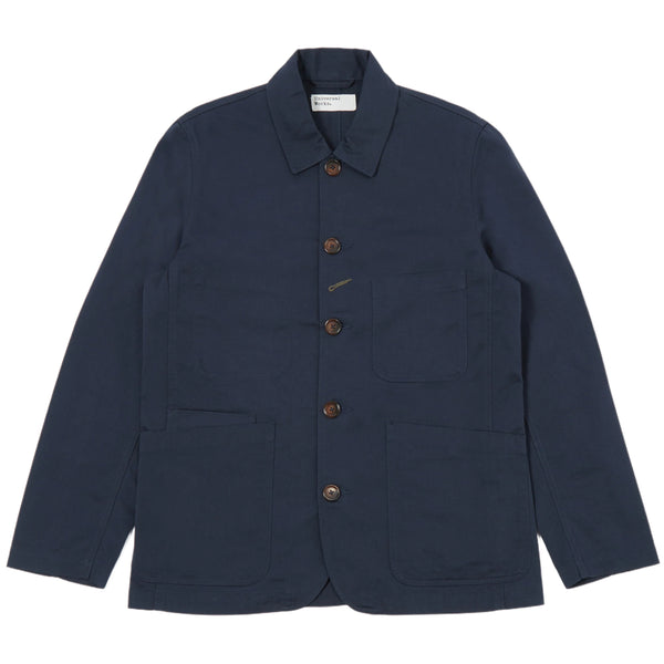 UNIVERSAL WORKS Bakers Jacket In Navy Twill
