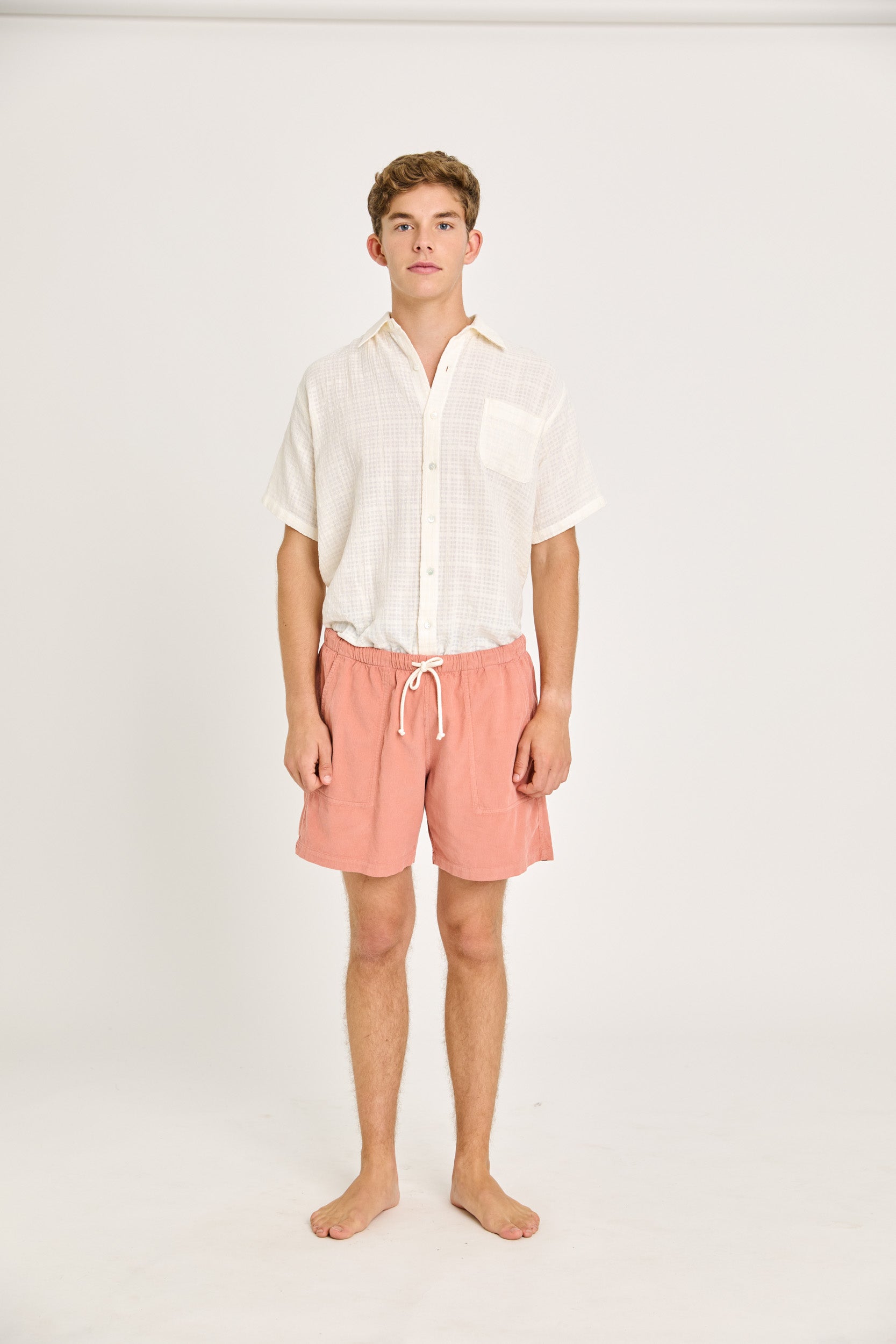 LA PAZ Formigal Shorts In Clay Corduroy