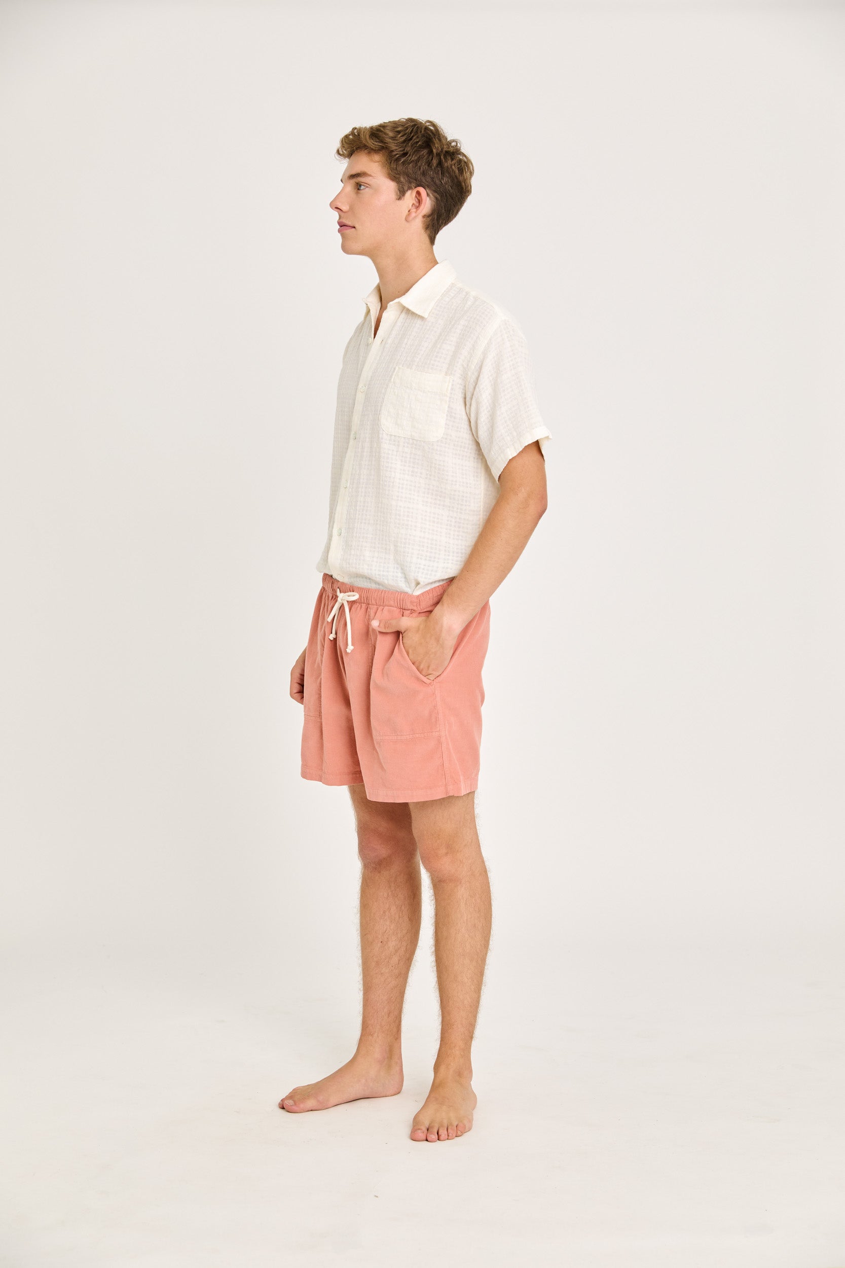 LA PAZ Formigal Shorts In Clay Corduroy