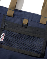 BATTENWEAR Packable Tote Bag In Ripstop Navy Tan