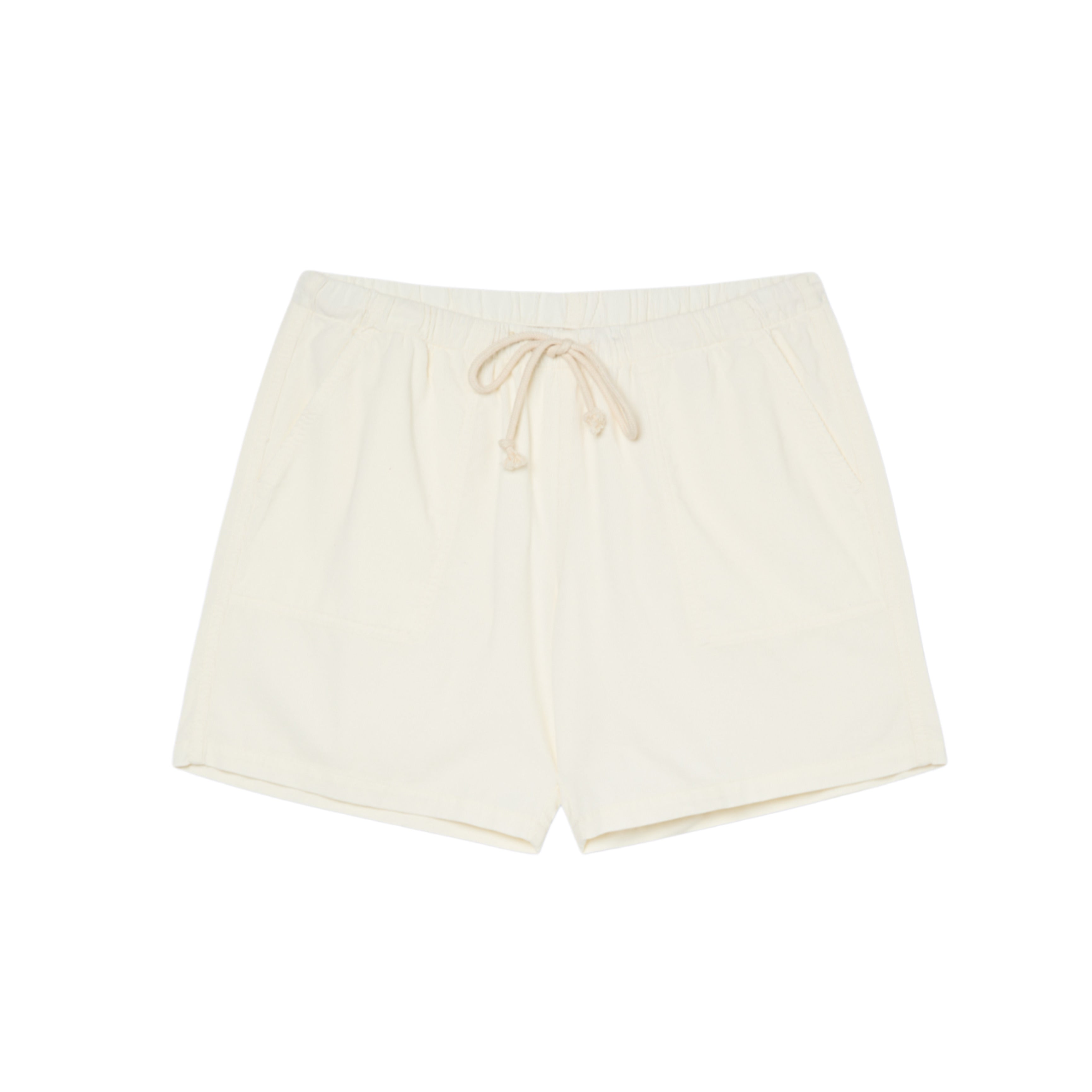 LA PAZ Formigal Shorts In Off White Baby Corduroy