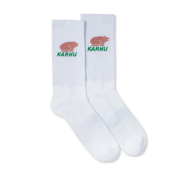 KARHU Classic Logo Socks Bright White Lilas