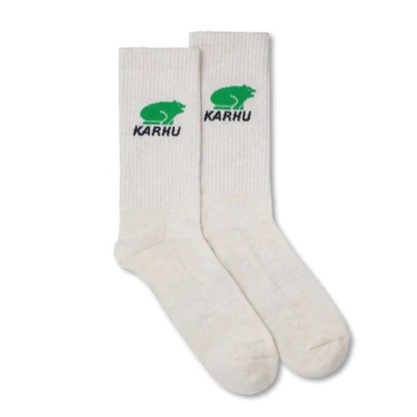 KARHU Classic Logo Socks Lily White Island Green