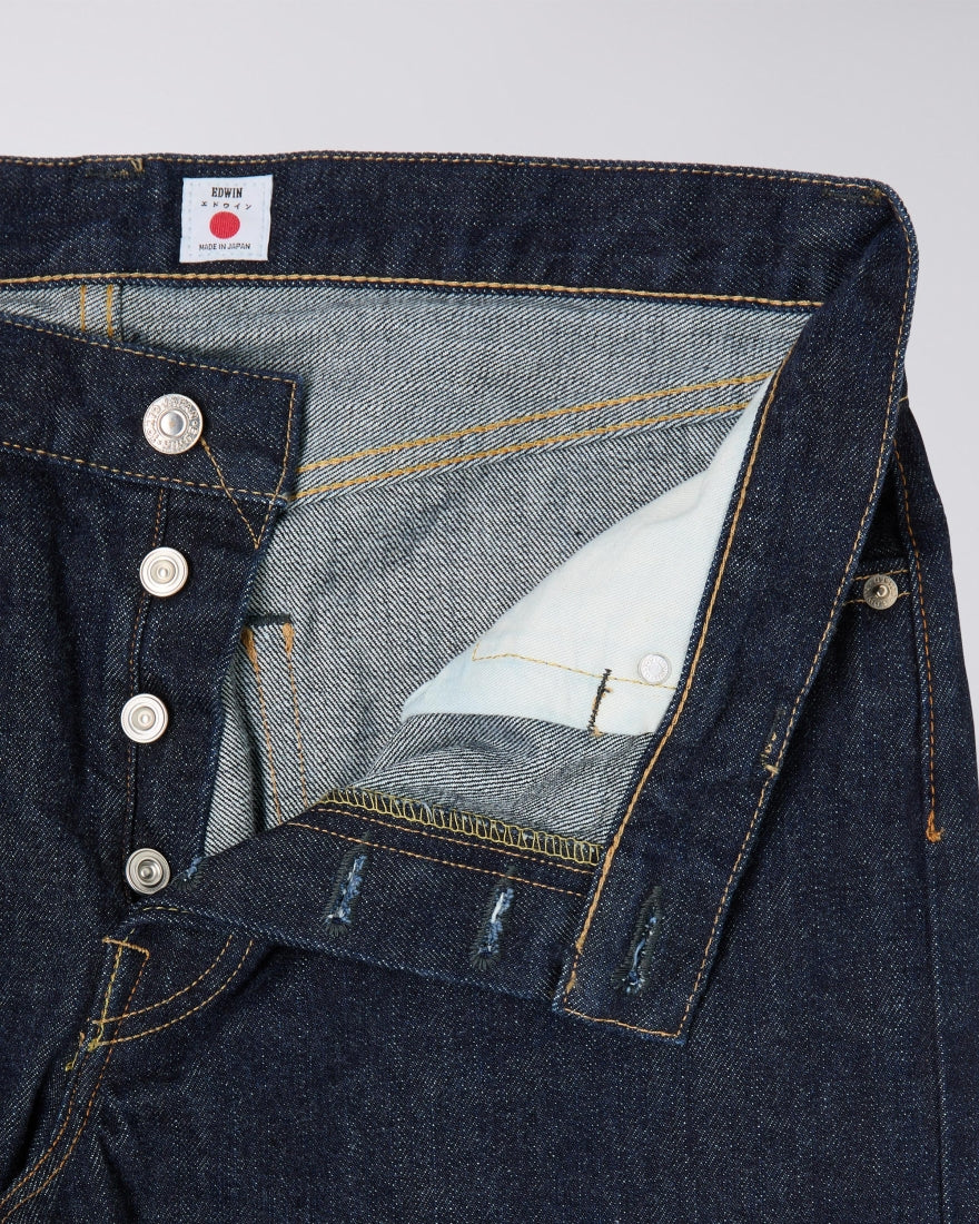 EDWIN Regular Tapered Blue Rinsed Made In Japan