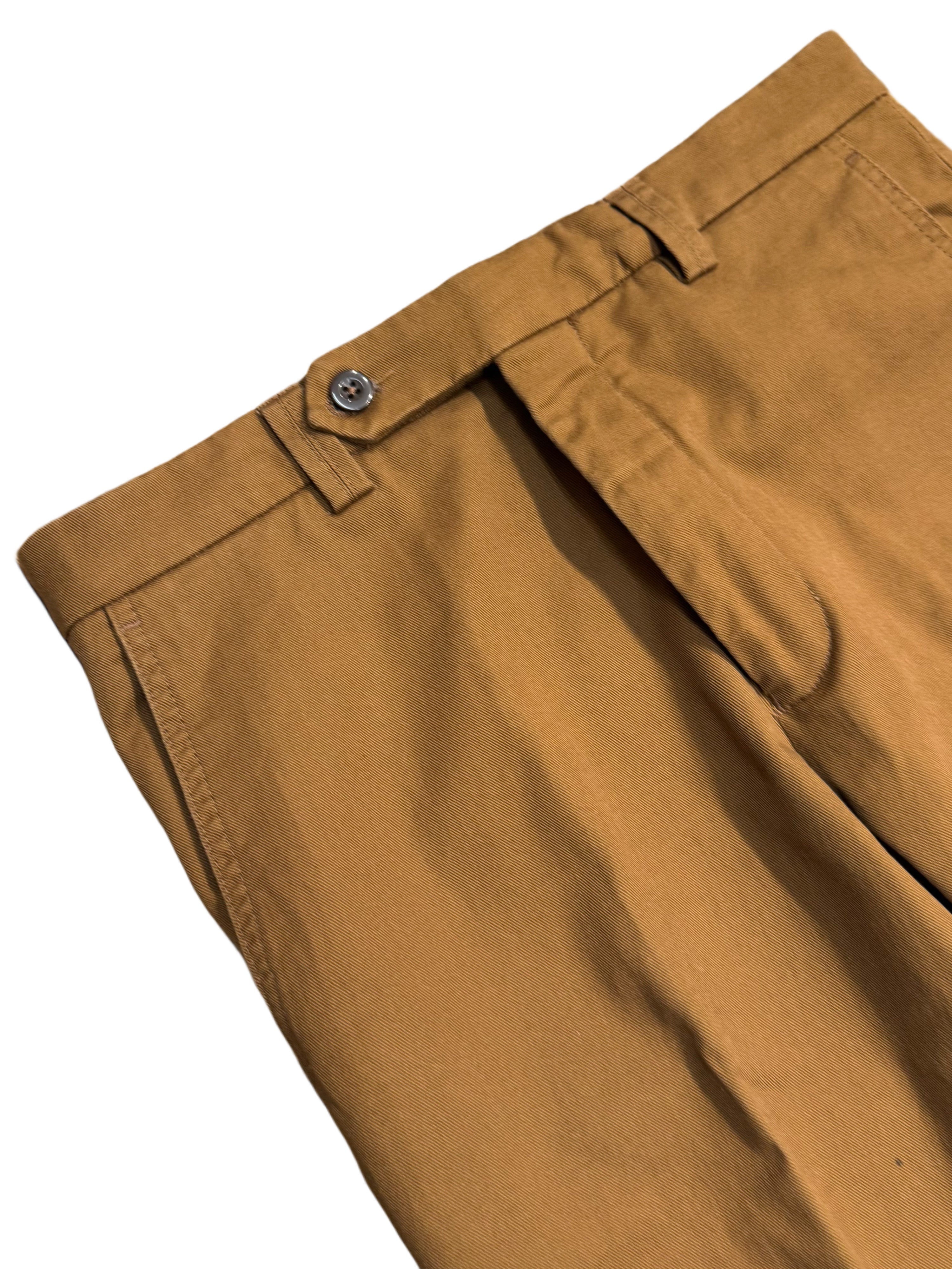 Pantaloni chino FRESH Renzo in tabacco
