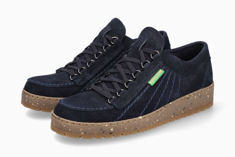 Scarpe in pelle scamosciata MEPHISTO Rainbow Marine Velours