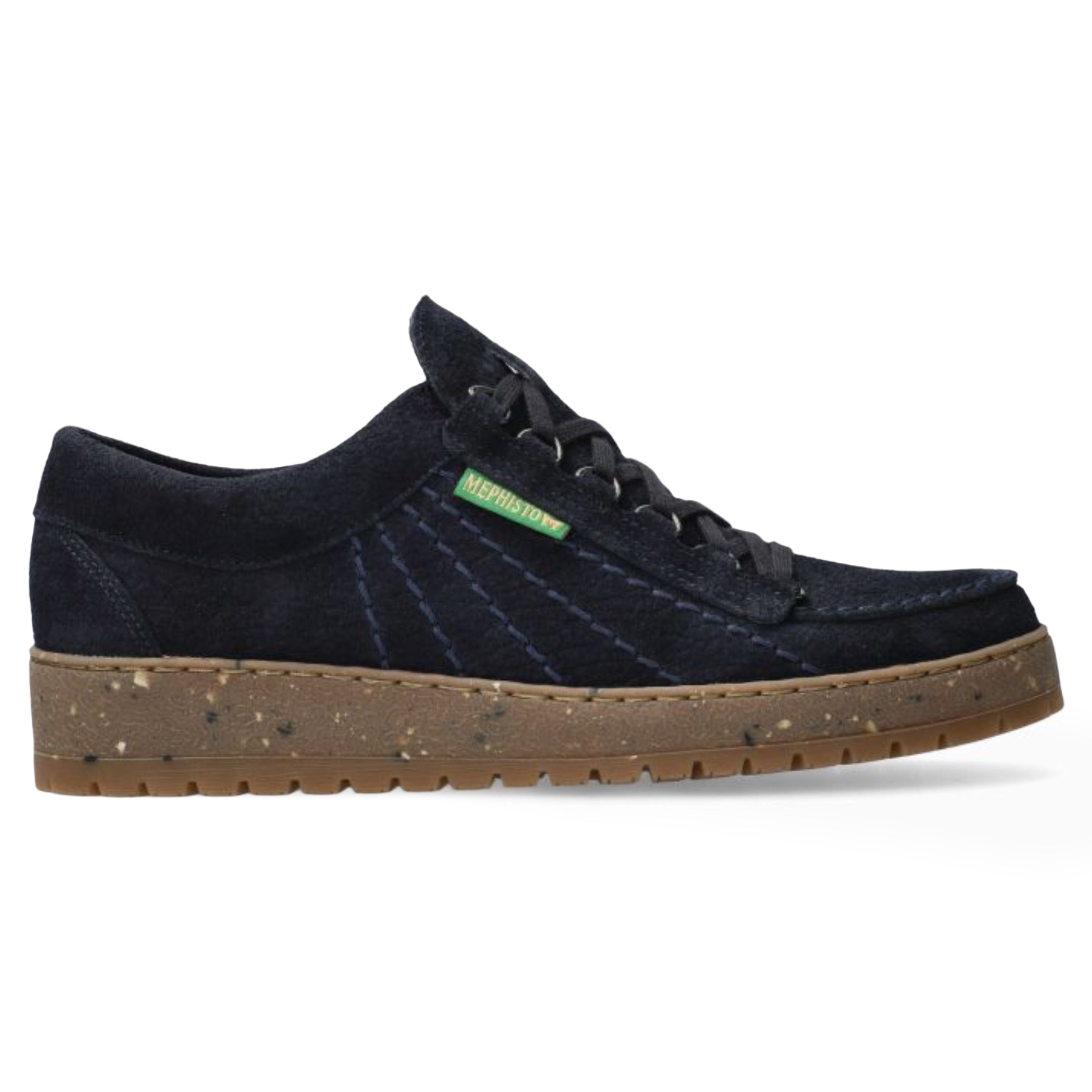 Scarpe in pelle scamosciata MEPHISTO Rainbow Marine Velours