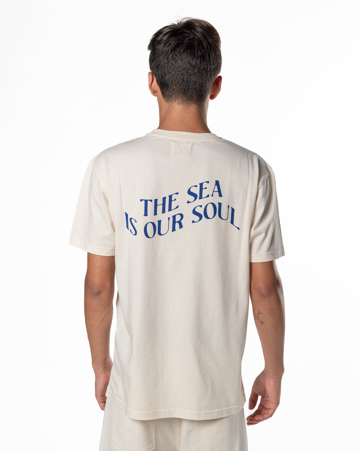 LA PAZ Dantas Soul T-Shirt Ecru