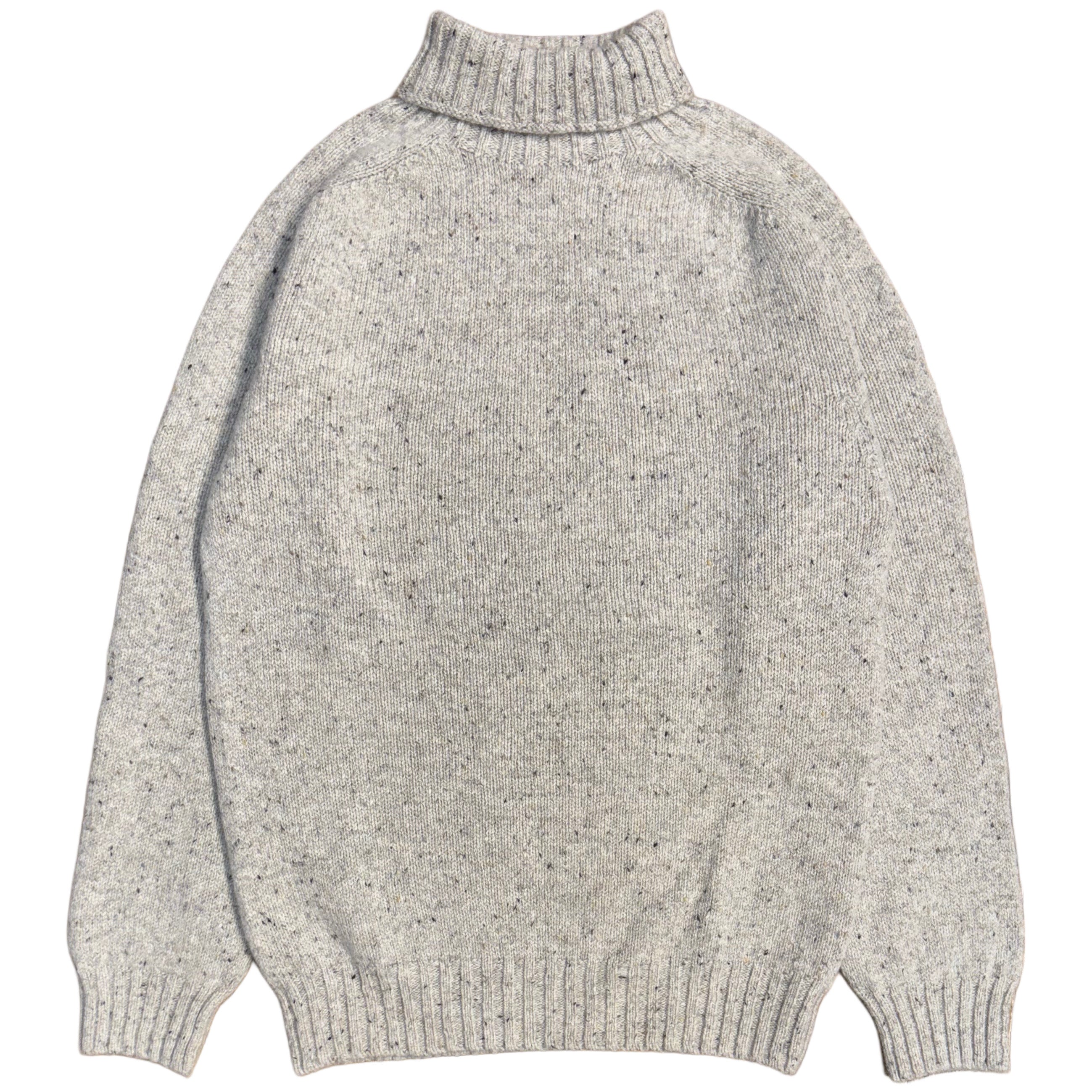 FRESH Mike Donegal Wool Turtleneck Sweater In Mull