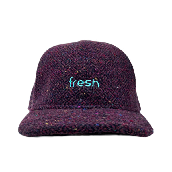 FRESH Shetland Wool Cap Bordeaux