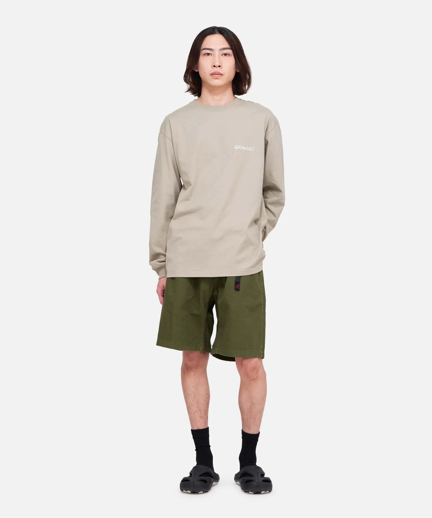 Pantaloncini GRAMICCI G-Shorts in verde oliva 