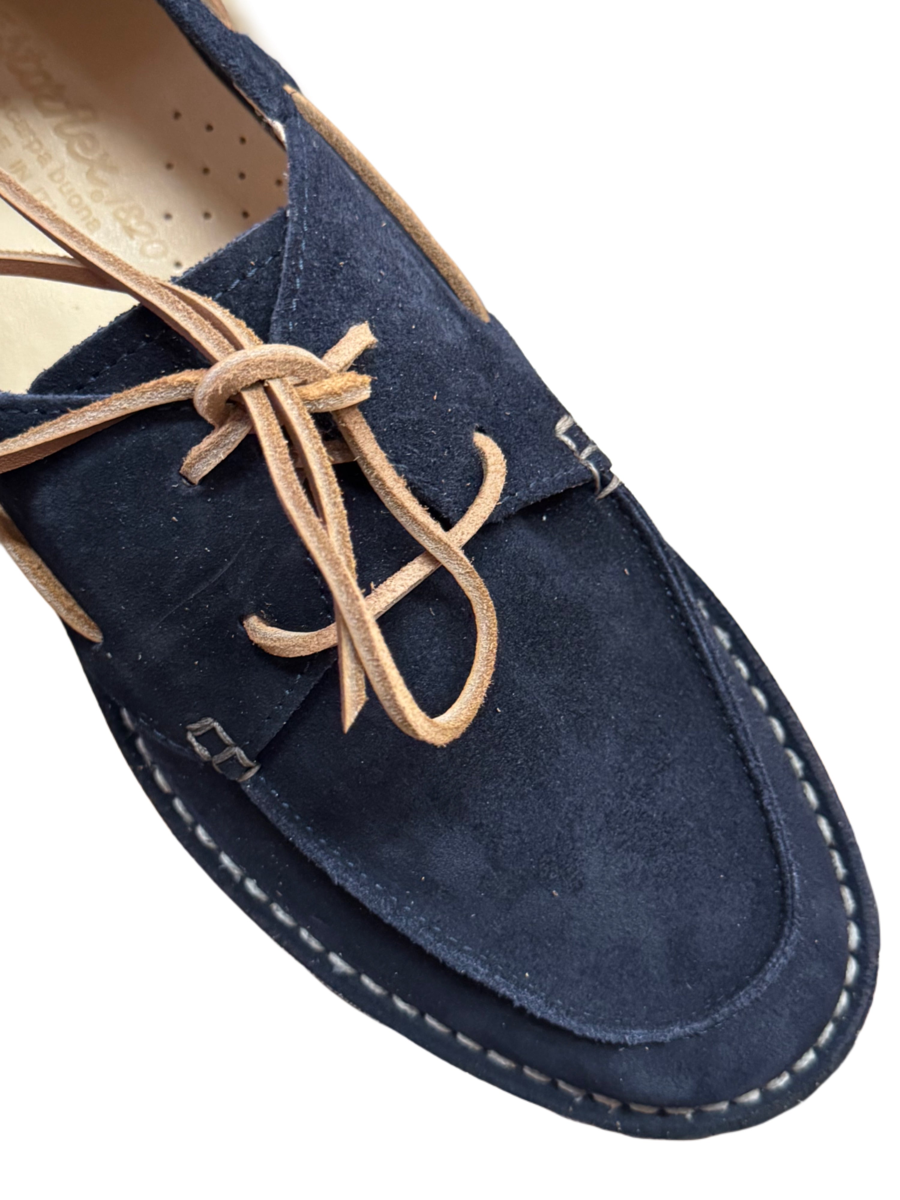 Scarpe da barca in pelle scamosciata Dockflex ASTORFLEX in blu navy