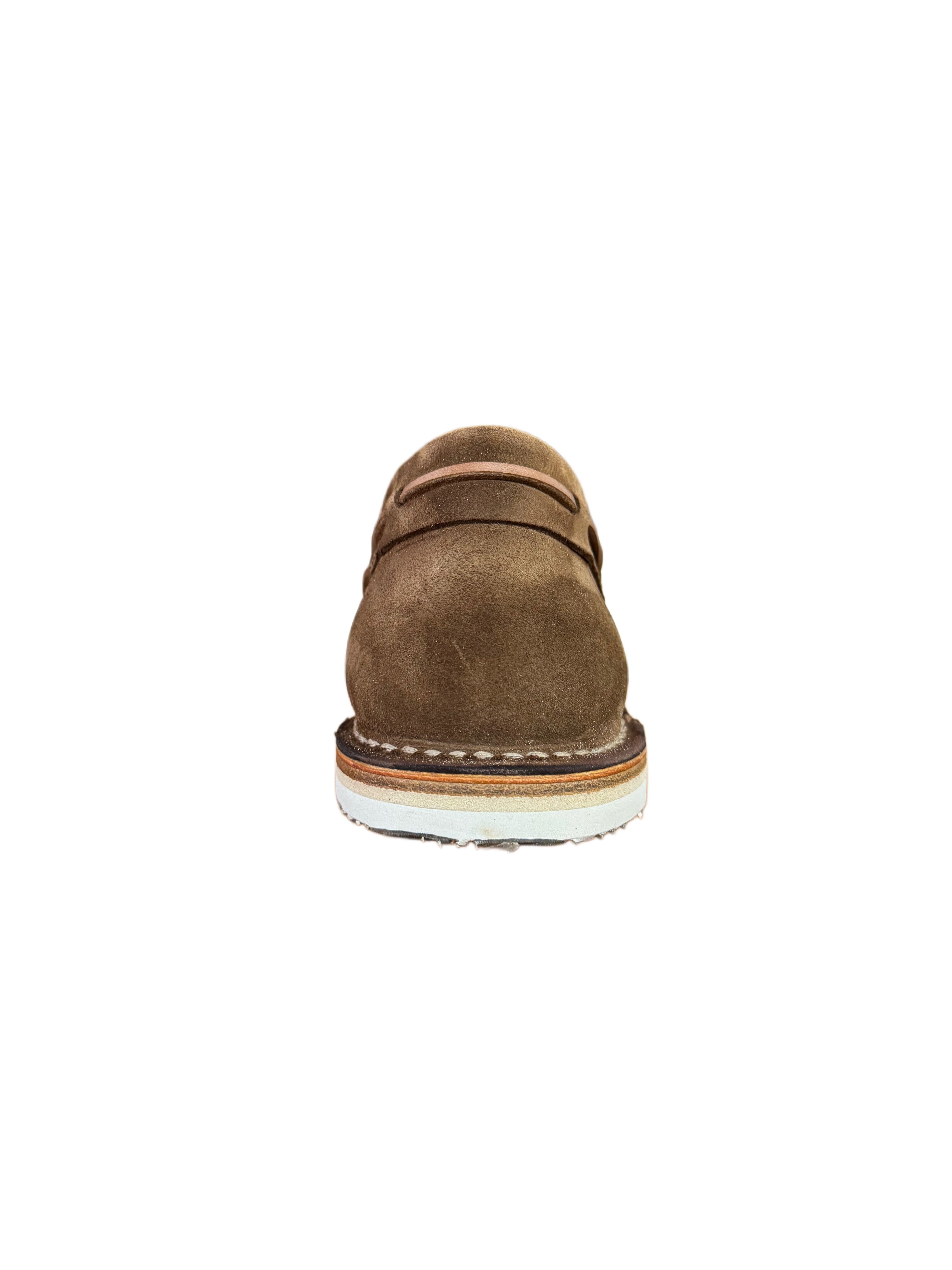ASTORFLEX Dockflex Suede Boat Shoes in Dark Khaki